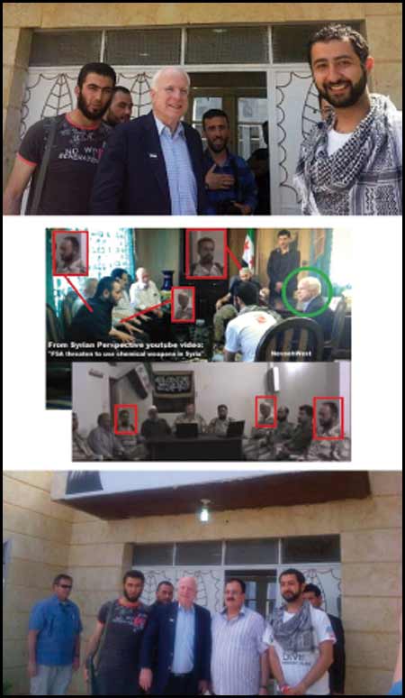 Selfies with US Sen. John McCain posted by ISIS terrorists
