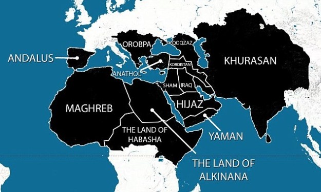 carte conquêtes EIIL (ISIS)